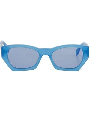 Retrosuperfuture Geometric-Frame Sunglasses - Blue