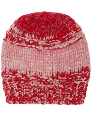 Roberto Collina Knitted Beanie - Red