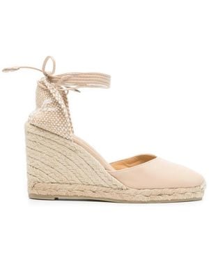 Castañer Carina Heeled Espadrilles - White