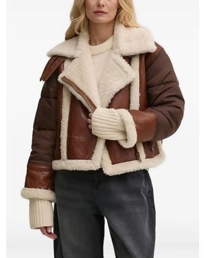 Ba&sh Chaqueta con ribetes - Marrón