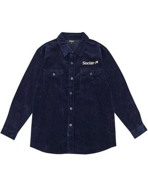 Sinclair Giacca-Camicia A Maniche Lunghe - Blu