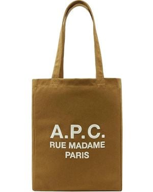 A.P.C. Lou Rue Madame Tote Bag - Natural