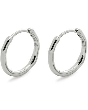 Monica Vinader Siren Hoop Earrings - Natural