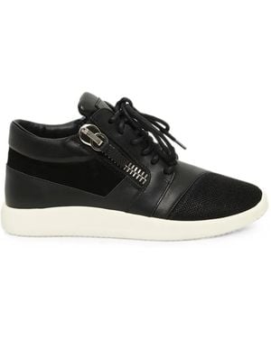 Giuseppe Zanotti Megatron Zip-Detail Sneakers - Black
