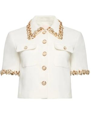 Cinq À Sept Chaqueta Sunflare Anya - Blanco