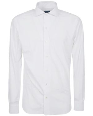 Barba Napoli Button-Fastening Shirt - White
