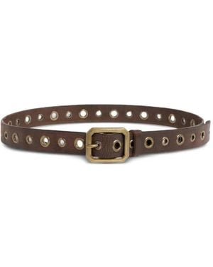 DSquared² Cinturón Con Hebilla De Ojales - Blanco