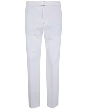 Incotex Belt Trousers - White