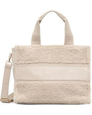 Liu Jo Small Teddy Tote Bag - Natural