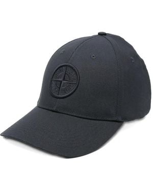 Stone Island Gorra de béisbol con motivo Compass - Azul