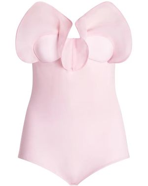 Genny Body Palabra De Honor Con Volantes - Rosa