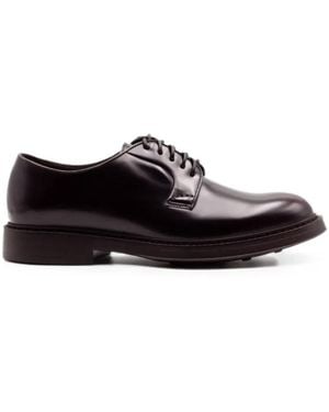 Doucal's Leather Derby Shoes - White