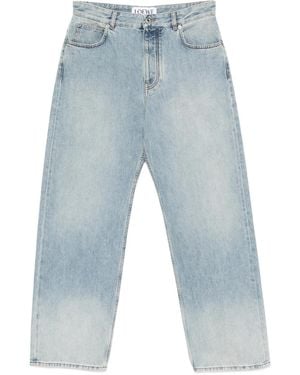 Loewe Jeans Met Riemlussen - Blauw