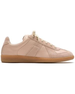 Maison Margiela Baskets Replica En Cuir - Pink
