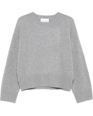 Closed Crew-Neck Wool Sweater - Grey