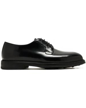 Magnanni Detroit Leather Lace-Up Shoes - Black