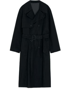 Lemaire Trenchcoat Mit Gürtel - Schwarz