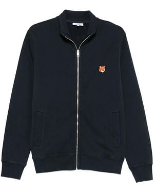 Maison Kitsuné ジップアップ スウェットシャツ - ブルー