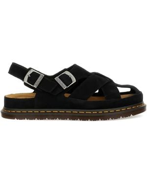 Dr. Martens Archive Fisherman Leather Sandals - Black