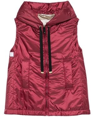 Max Mara Greengo Hooded Gilet - Red