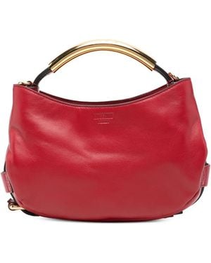 Moschino Metal-Handle Tote Bag - Red