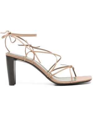 Lemaire Mignons Leather Sandals - White