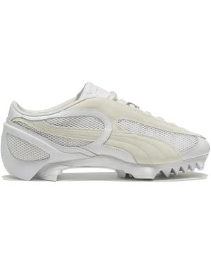 PUMA Beisser Lace-Up Cleats - White