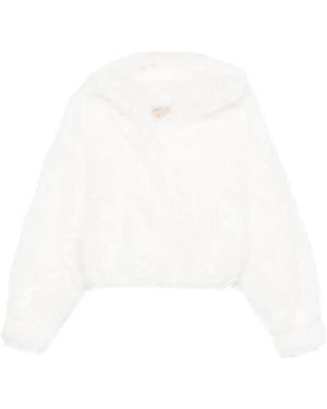 BB COUTURE Chaqueta con cierre oculto - Blanco