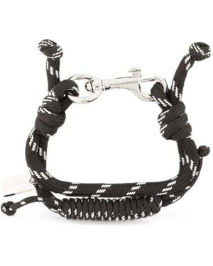 Balenciaga Pulsera Malibu De Cuerda - Negro