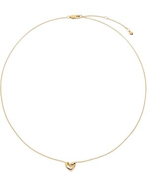 Monica Vinader Infinity Heart Necklace - White