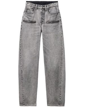 Alexander Wang Silk Brief Float Jeans - Gray