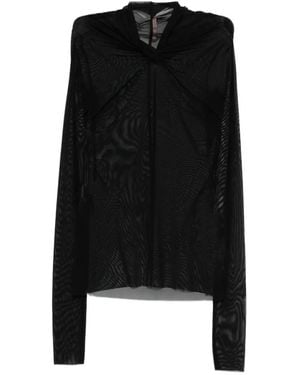 Rick Owens Kairo Twisted Top - Black