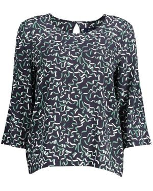 GANT Blouse À Imprimé Abstrait - Blue