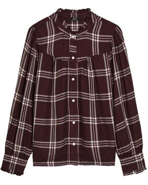 Rails Alanna Plaid Flannel Shirt - Purple