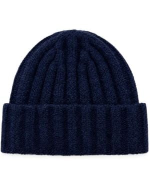 Franzese Collection Bonnet David Beckham En Maille Côtelée - Blue