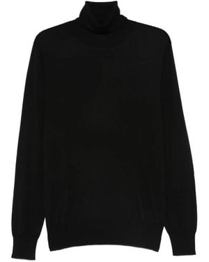Aspesi Roll-Neck Sweater - Black