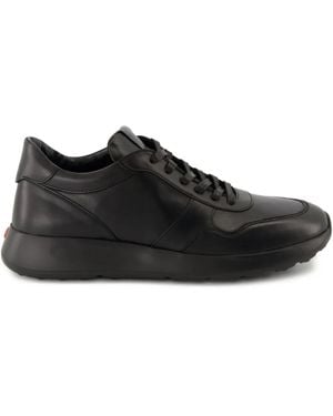 Tod's Leather Lace-Up Sneakers - Black