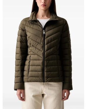 DKNY Plumífero Con Cierre Oculto - Negro