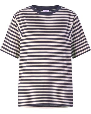 Bogner Raya Striped T-Shirt - Blauw