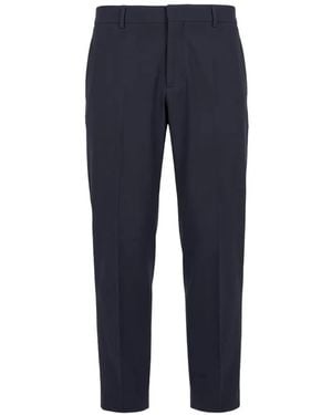 PT Torino Straight-Leg Tailored Pants - Blue