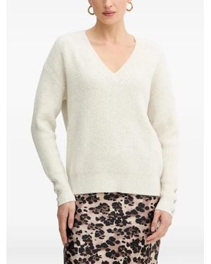 Morgan Pullover Mit V-Ausschnitt - Weiß
