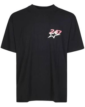Represent Team 247 Star Printed T-Shirt - Black