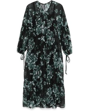 Scotch & Soda Abito Lungo Fil Coupe - Nero