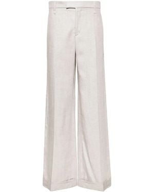 Brunello Cucinelli ルレックス ワイドパンツ - ホワイト