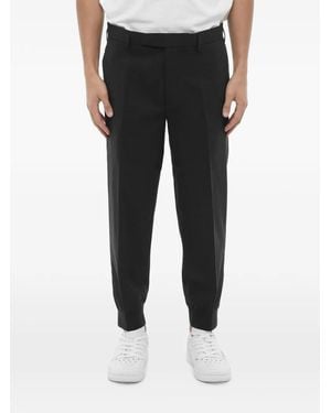 Neil Barrett Cuffed-Hem Tailored Trousers - Black