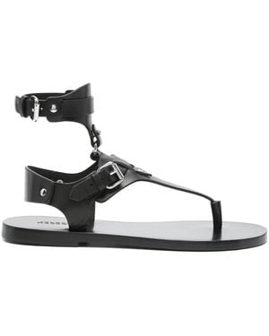 Isabel Marant Sandalias de piel - Negro