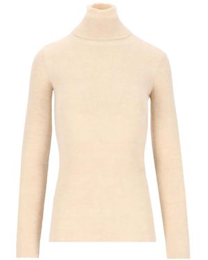 Grifoni Roll-Neck Sweater - White