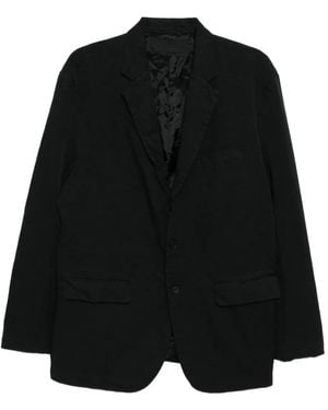 Comme des Garçons Single-Breasted Blazer - Black