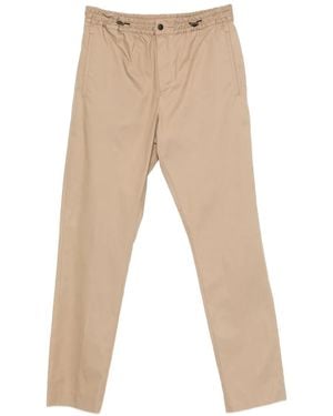 PT Torino Drawstring Cotton Trousers - Natural