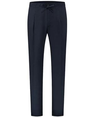 Aurélien Seaside Drawstring Trousers - Blue